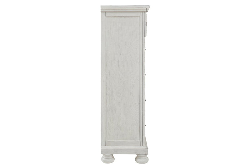 Robbinsdale Antique White Chest of Drawers - Lara FurnitureChest