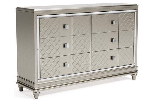 Chevanna Platinum Dresser - Lara Furniture