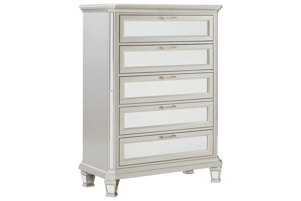Lindenfield Silver Chest of Drawers - Lara Furniture