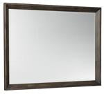 Johurst Grayish Brown Bedroom Mirror - Lara Furniture