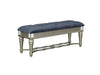 Sterling Silver Bedroom Bench - Lara Furniture