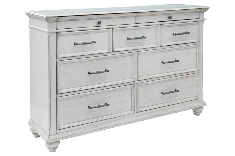 Kanwyn Whitewash Dresser - Lara FurnitureDresser