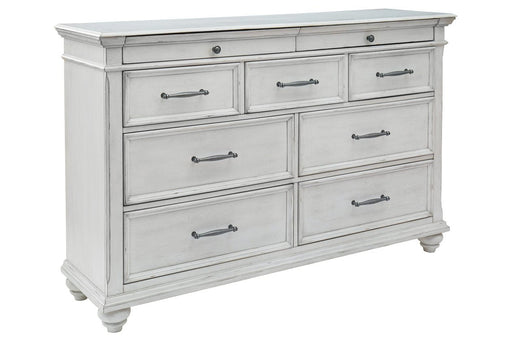 Kanwyn Whitewash Dresser - Lara FurnitureDresser