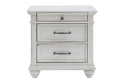 Kanwyn Whitewash Nightstand - Lara FurnitureNightstand