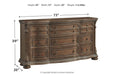 Charmond Brown Dresser - Lara Furniture