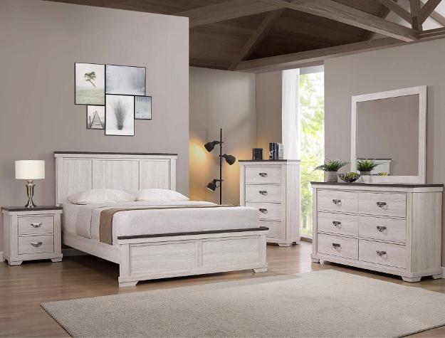 Leighton Two Tone Dresser - Lara FurnitureDresser