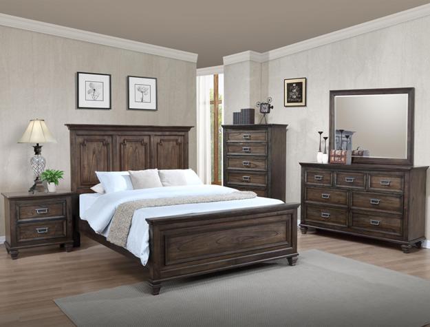 Campbell Brown Dresser - B8250-1 - Lara Furniture