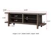 Tacoma Brown 65" TV Stand - Lara Furniture
