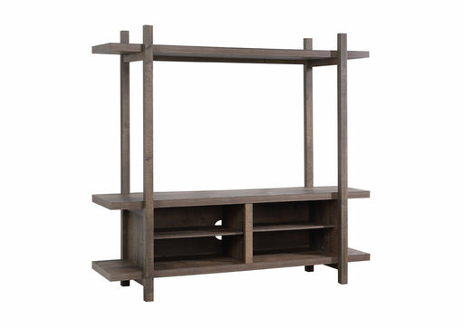 Tacoma Brown 65" Entertainment Center - Lara Furniture