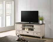 Saywer Antique 68" White/Brown TV Stand - Lara FurnitureTV Stand