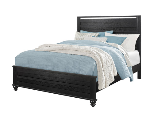 Gaston Black Panel Bedroom Set - Lara Furniture