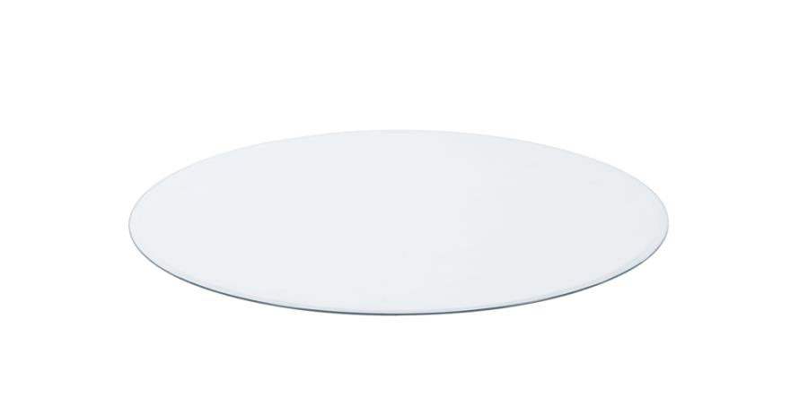 50" Round Glass Table Top Clear