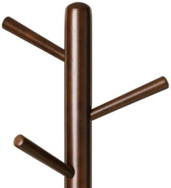 Straight Espresso Hall Tree - Lara Furniture