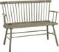 Jerimiah Spindleback Grey Bench - Lara Furniture
