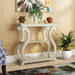 Lucy Ivory Console Table - Lara Furniture