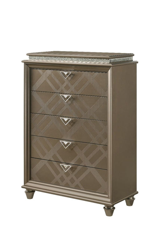 Cristal Gold Chest - Lara Furniture