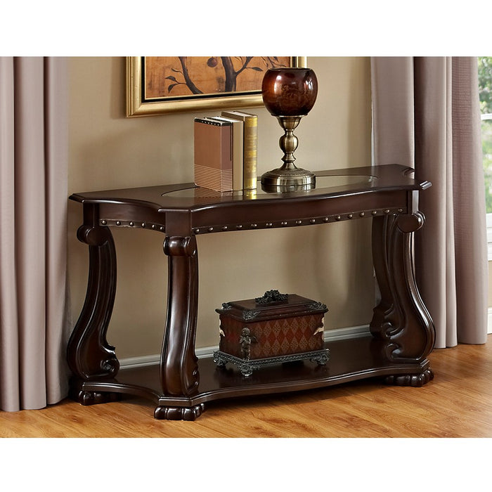 Madison Brown Console Table - Lara Furniture