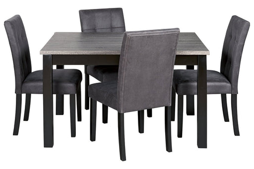 Garvine Two-tone Dining Table and Chairs (Set of 5) - Lara Furniture