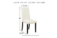 Kimonte Ivory Dining Chair (Set of 2) - Lara Furniture