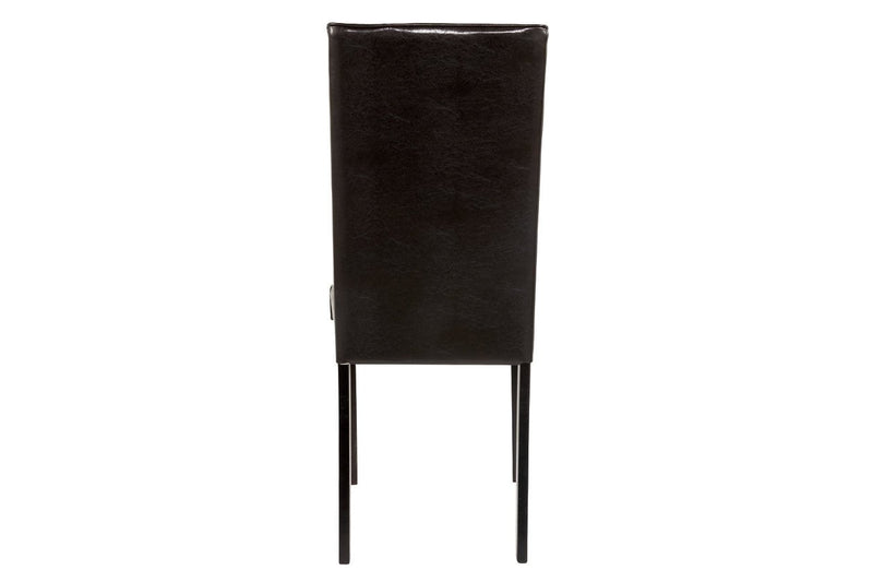 Kimonte Dark Brown Dining Chair (Set of 2) - Lara FurnitureDining Chair