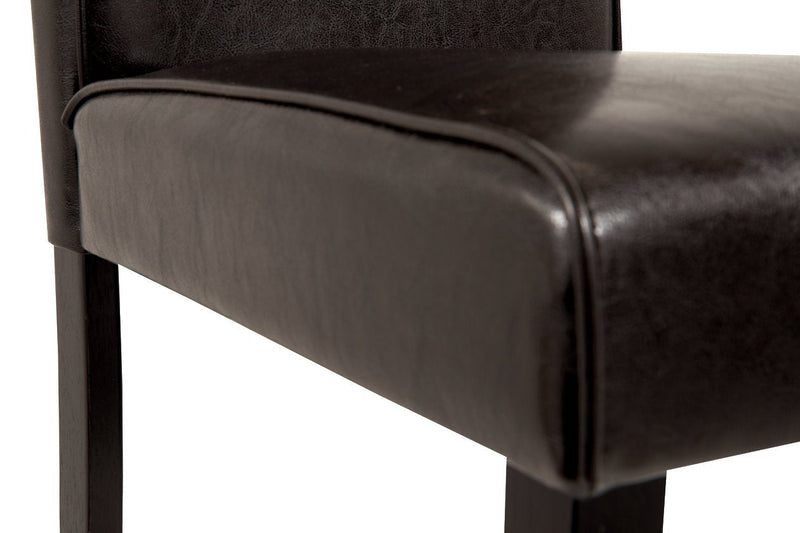 Kimonte Dark Brown Dining Chair (Set of 2) - Lara FurnitureDining Chair