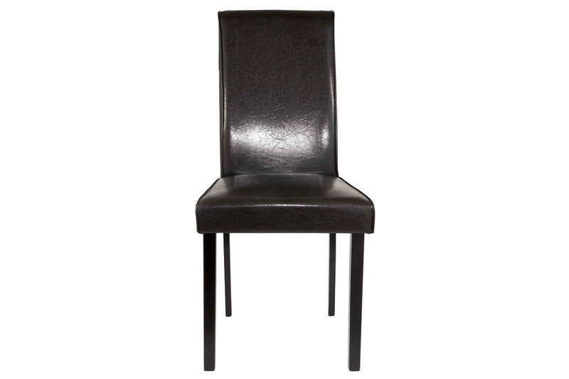 Kimonte Dark Brown Dining Chair (Set of 2) - Lara FurnitureDining Chair