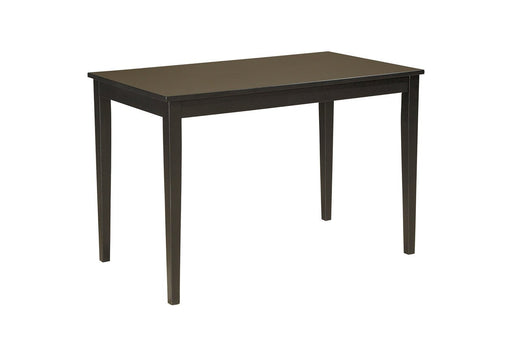 Kimonte Dark Brown Dining Table - Lara Furniture