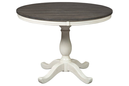 Nelling Two-tone Dining Table Base - Lara Furniture