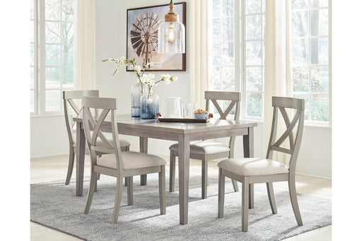 Parellen Gray Dining Table - Lara Furniture
