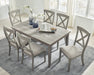 Parellen Gray Dining Room Set - Lara Furniture
