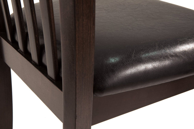 Hammis Dark Brown Dining Chair (Set of 2) - Lara FurnitureDining Chair