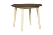 Woodanville Cream/Brown Dining Drop Leaf Table - Lara FurnitureDining Table