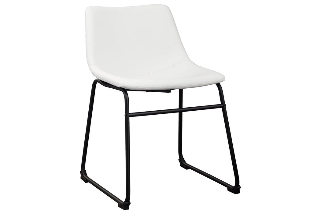 Centiar White Dining Chair (Set of 2) - Lara Furniture