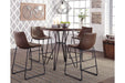 Centiar Two-tone Brown Counter Height Dining Table - Lara Furniture