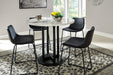 Centiar Two-tone Counter Height Dining Table - Lara Furniture