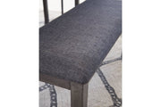 Bridson Gray Dining Table and Chairs with Bench (Set of 6) - Lara FurnitureDining Room Set