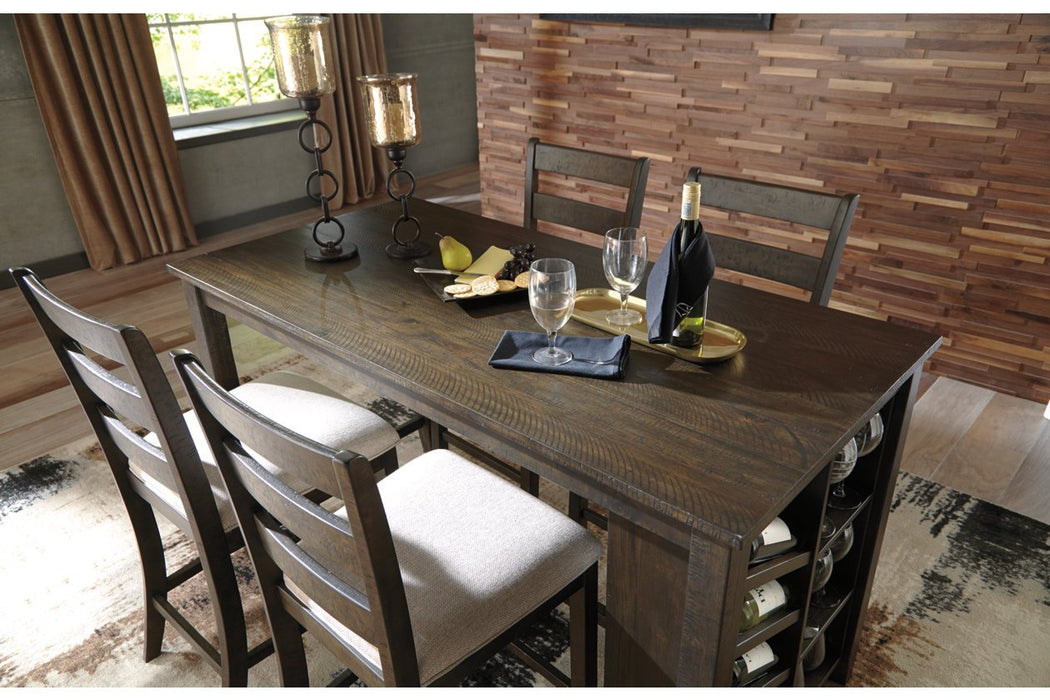 Rokane Brown Counter Height Dining Table - Lara Furniture