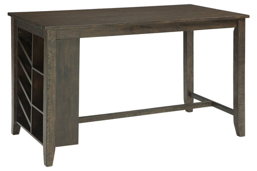 Rokane Brown Counter Height Dining Table - Lara Furniture