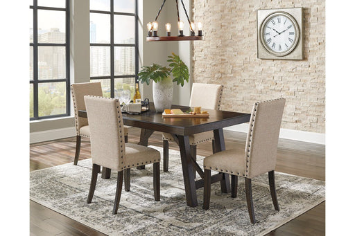 Rokane Brown Dining Extension Table - Lara Furniture