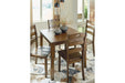 Hazelteen Medium Brown Dining Table and Chairs (Set of 5) - Lara Furniture