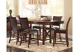 Collenburg Dark Brown Counter Height Dining Extension Table - Lara Furniture
