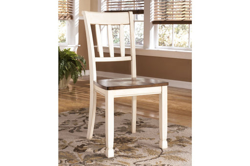 Whitesburg Brown/Cottage White Dining Chair (Set of 2) - Lara Furniture