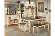 Whitesburg Brown/Cottage White Dining Server - Lara Furniture