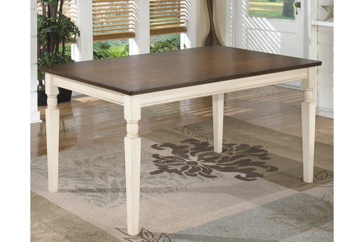 Whitesburg Brown/Cottage White Dining Table - Lara Furniture