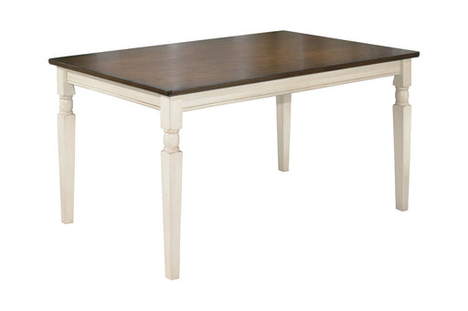 Whitesburg Brown/Cottage White Dining Table - Lara Furniture