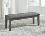 Hallanden Two-tone Gray 50" Dining Bench - Lara Furniture