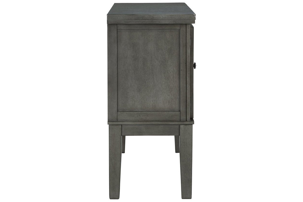 Hallanden Gray Dining Server - Lara Furniture