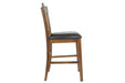 Ralene Medium Brown Counter Height Bar Stool (Set of 2) - Lara Furniture