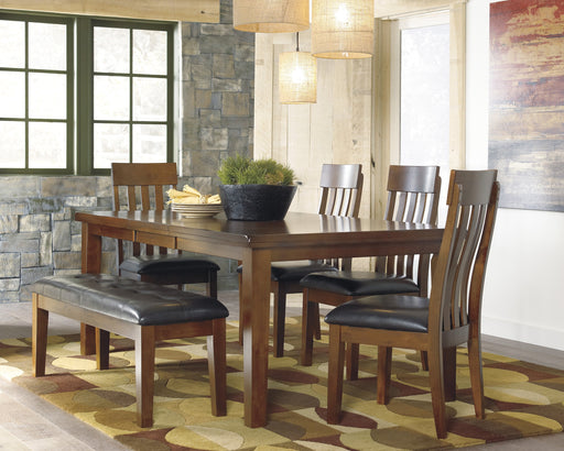 Ralene Medium Brown Dining Room Set - Lara Furniture