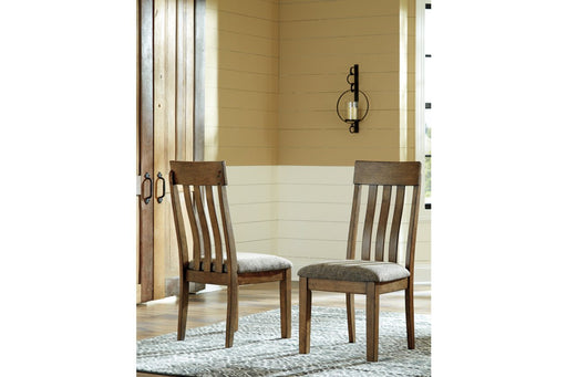 Flaybern Light Brown Dining Chair (Set of 2) - Lara Furniture